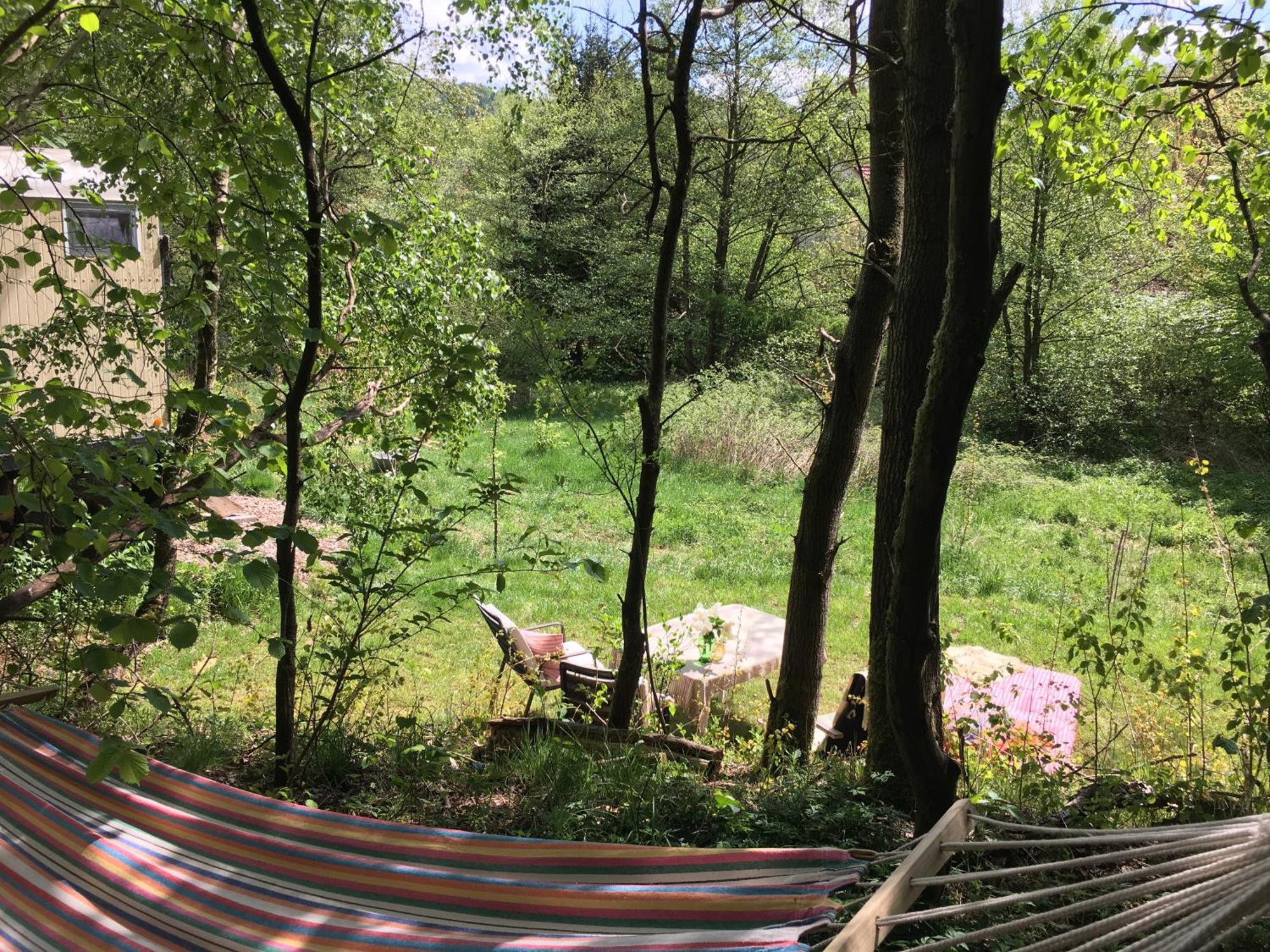 Kuscheliger Zirkuswagen Im Wildgarten Witzenhausen Exteriér fotografie