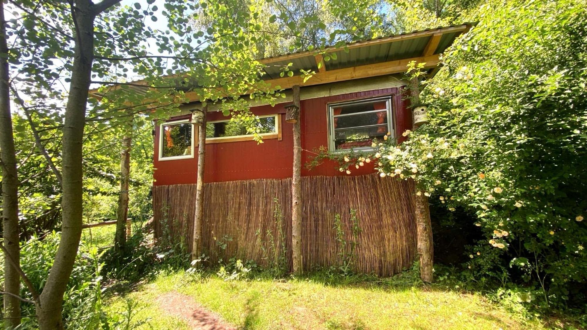 Kuscheliger Zirkuswagen Im Wildgarten Witzenhausen Exteriér fotografie